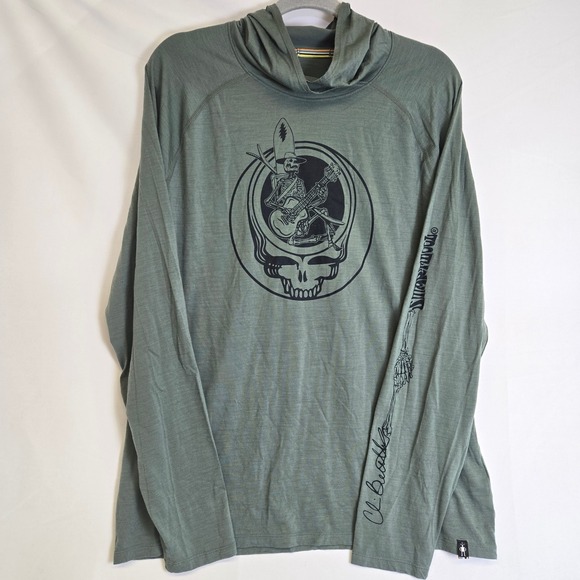 Smartwool Other - Smartwool x Grateful Dead Long Sleeve Graphic Shirt Hoodie Green Black Large